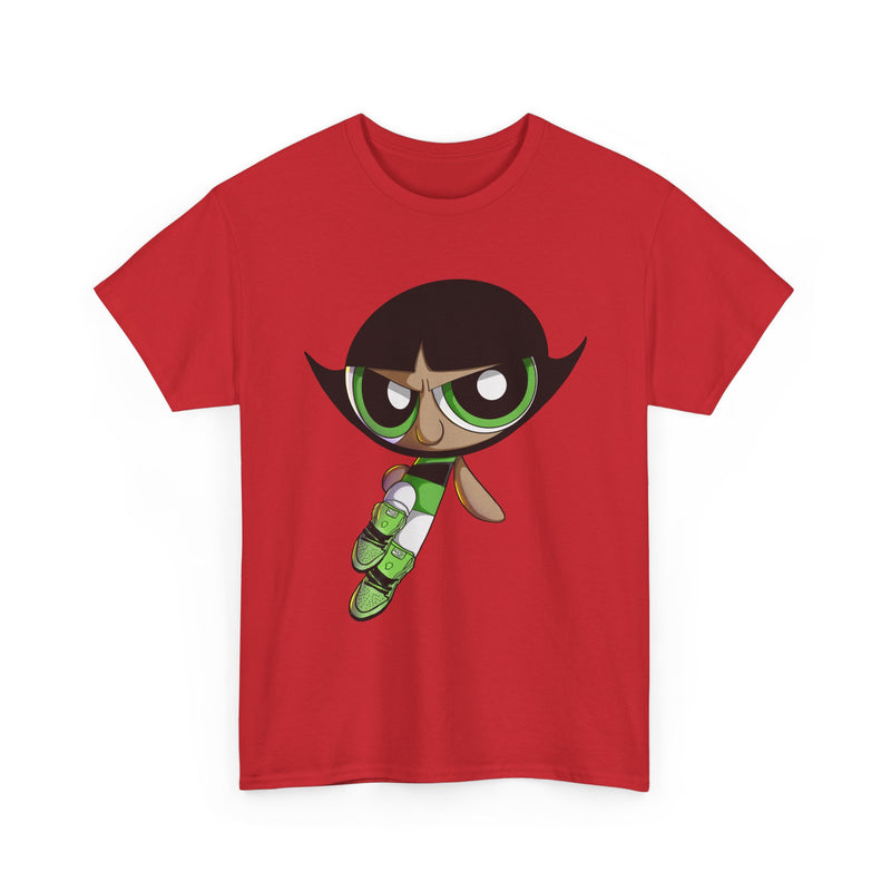 Buttercup Cartoon Character Tee | Powerpuff Style Girl Hero Shirt