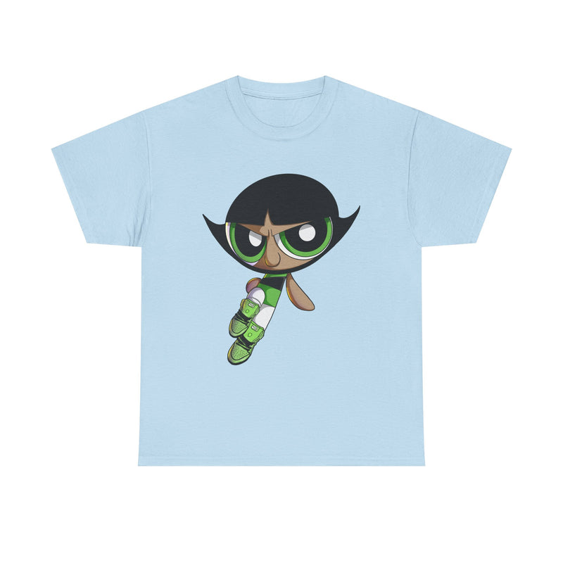 Buttercup Cartoon Character Tee | Powerpuff Style Girl Hero Shirt