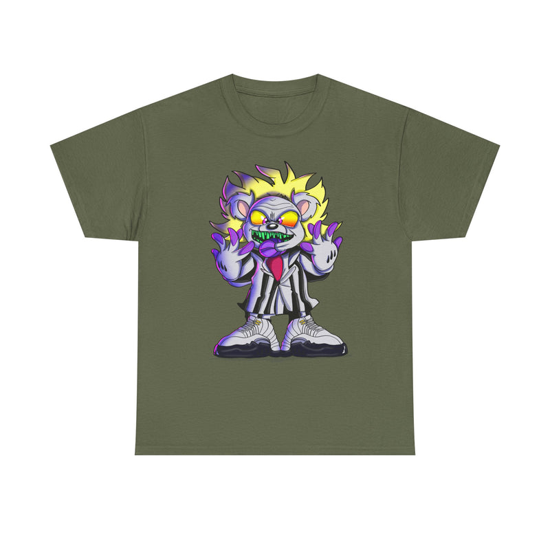 Neon Zombie Clown T-Shirt | Creepy Cartoon Horror Tee