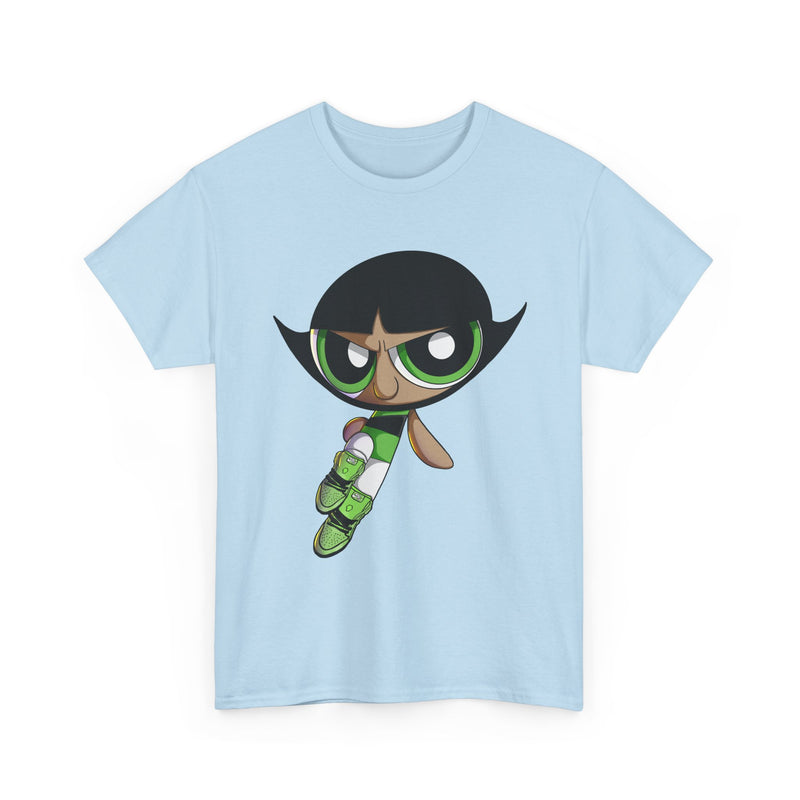 Buttercup Cartoon Character Tee | Powerpuff Style Girl Hero Shirt