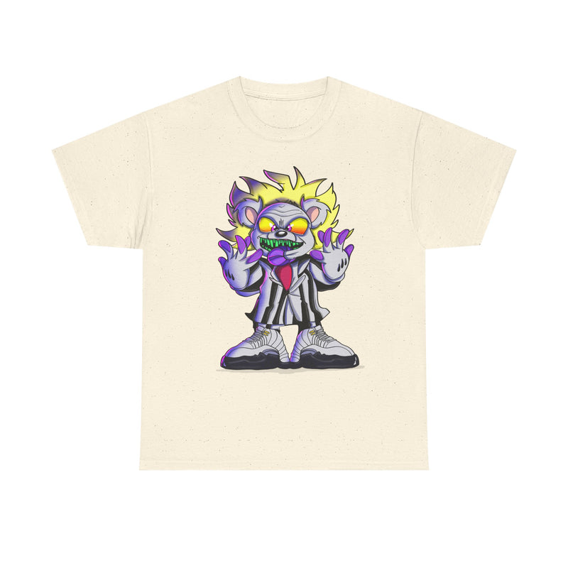 Neon Zombie Clown T-Shirt | Creepy Cartoon Horror Tee