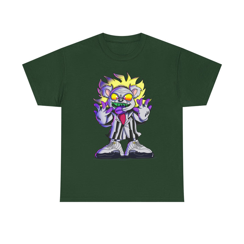 Neon Zombie Clown T-Shirt | Creepy Cartoon Horror Tee