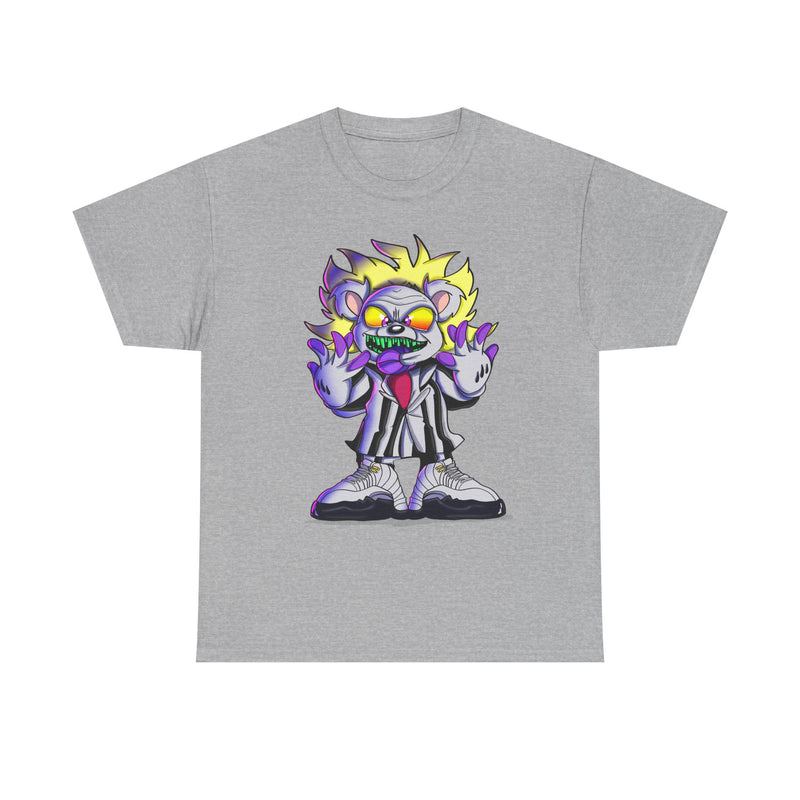 Neon Zombie Clown T-Shirt | Creepy Cartoon Horror Tee