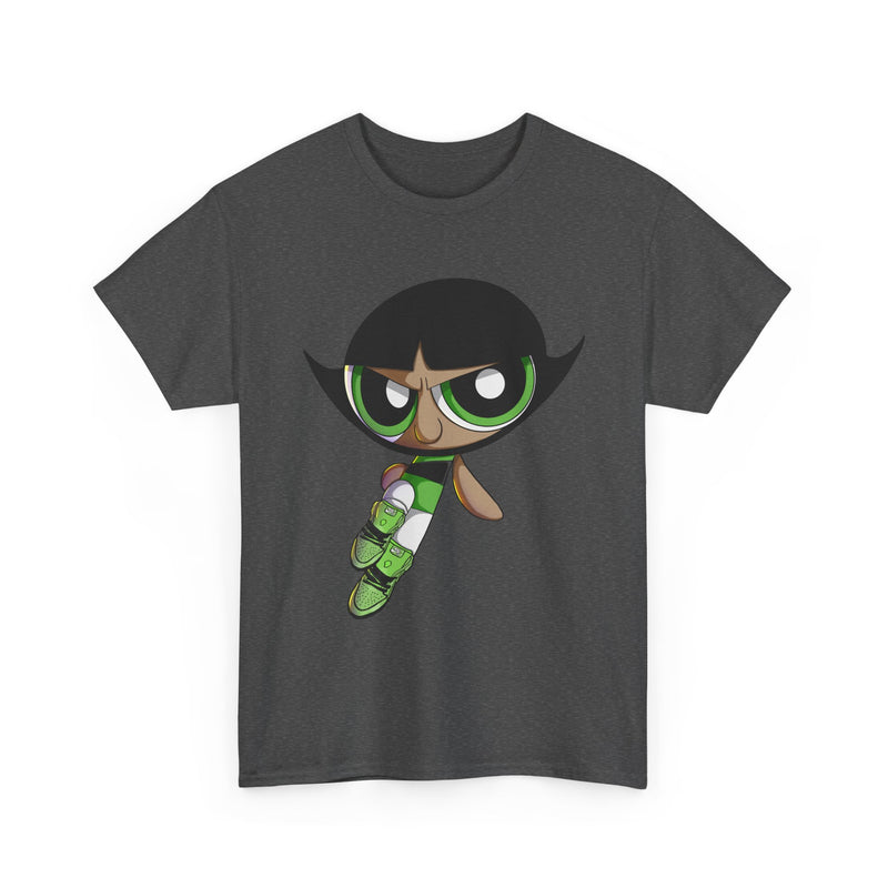 Buttercup Cartoon Character Tee | Powerpuff Style Girl Hero Shirt
