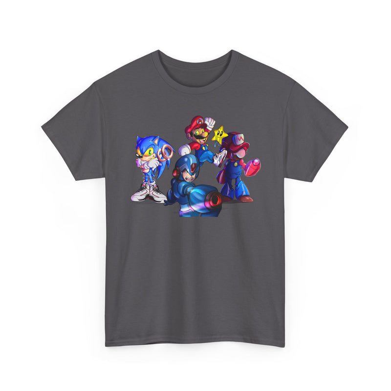 Retro Gaming Tee, Sonic & Friends Shirt, Video Game Graphic Tee, Gamer Gift, Gamer T-Shirt, Unisex Cotton Top