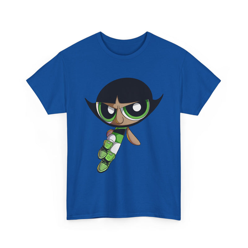 Buttercup Cartoon Character Tee | Powerpuff Style Girl Hero Shirt