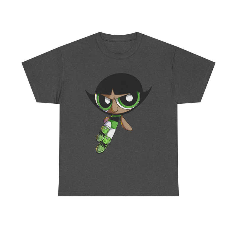 Buttercup Cartoon Character Tee | Powerpuff Style Girl Hero Shirt