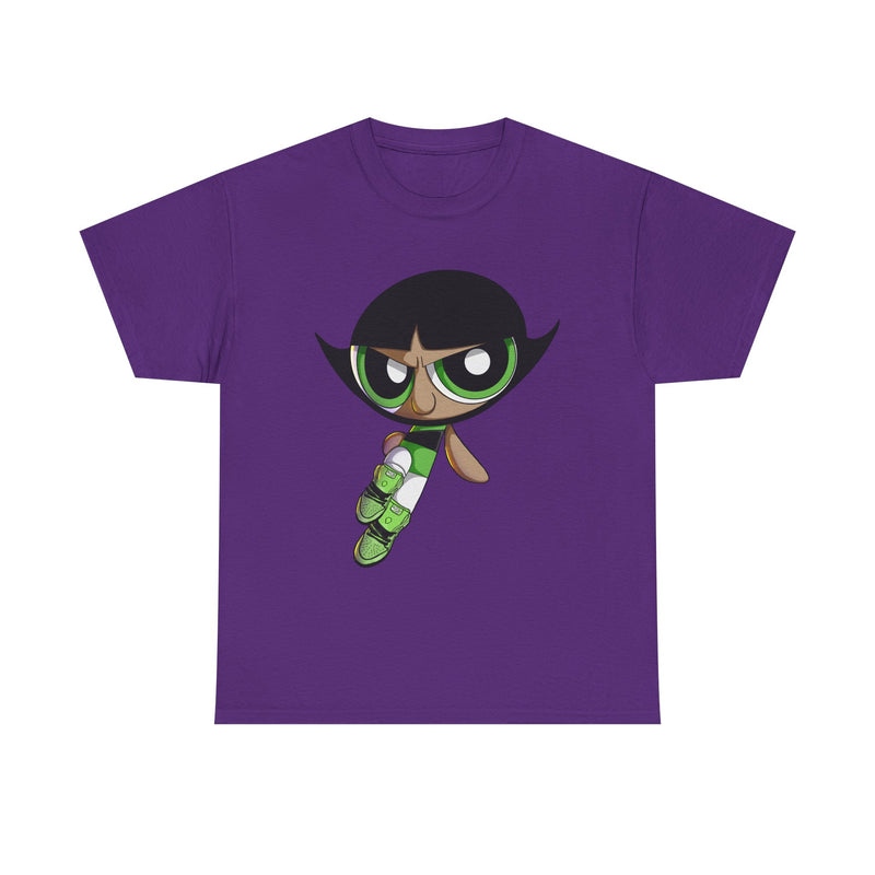 Buttercup Cartoon Character Tee | Powerpuff Style Girl Hero Shirt