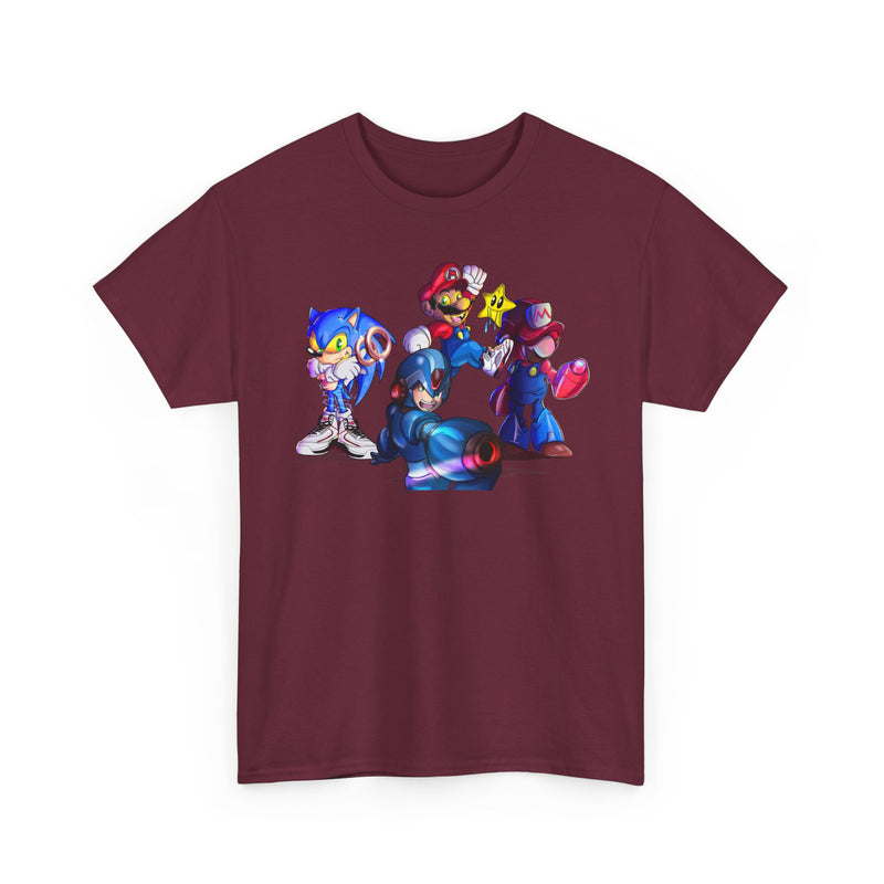 Retro Gaming Tee, Sonic & Friends Shirt, Video Game Graphic Tee, Gamer Gift, Gamer T-Shirt, Unisex Cotton Top