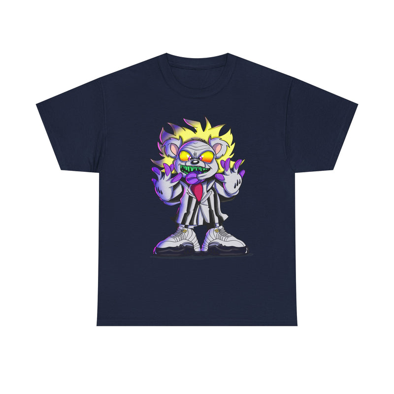 Neon Zombie Clown T-Shirt | Creepy Cartoon Horror Tee