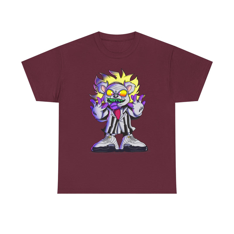 Neon Zombie Clown T-Shirt | Creepy Cartoon Horror Tee