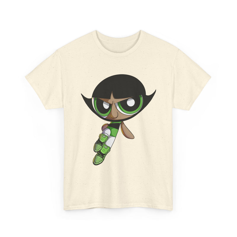 Buttercup Cartoon Character Tee | Powerpuff Style Girl Hero Shirt