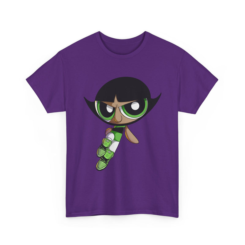 Buttercup Cartoon Character Tee | Powerpuff Style Girl Hero Shirt