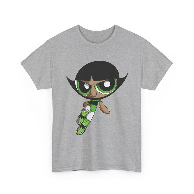 Buttercup Cartoon Character Tee | Powerpuff Style Girl Hero Shirt