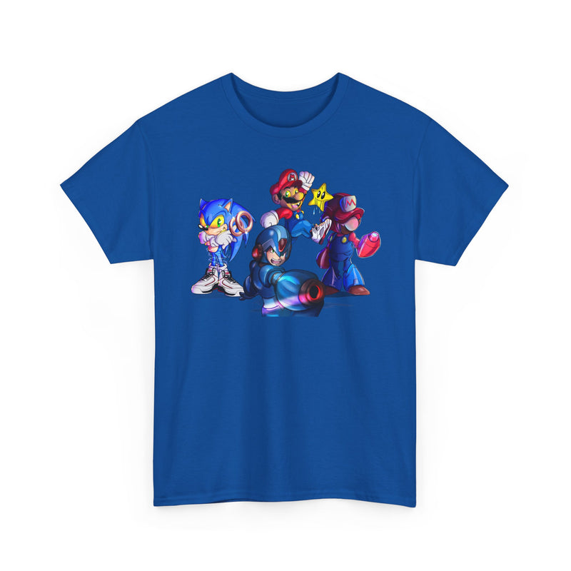 Retro Gaming Tee, Sonic & Friends Shirt, Video Game Graphic Tee, Gamer Gift, Gamer T-Shirt, Unisex Cotton Top