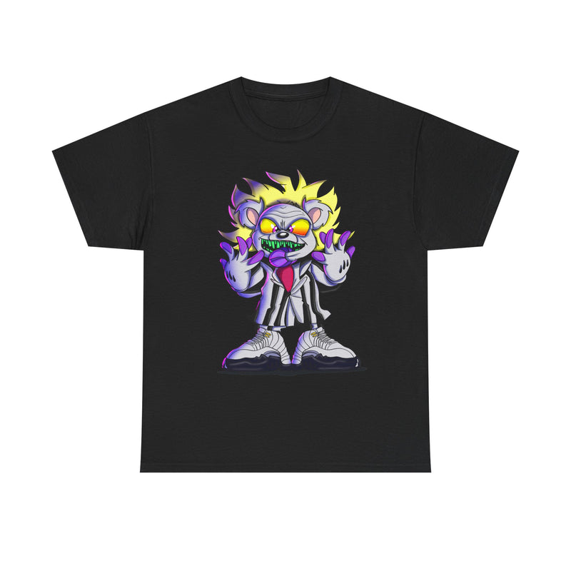 Neon Zombie Clown T-Shirt | Creepy Cartoon Horror Tee