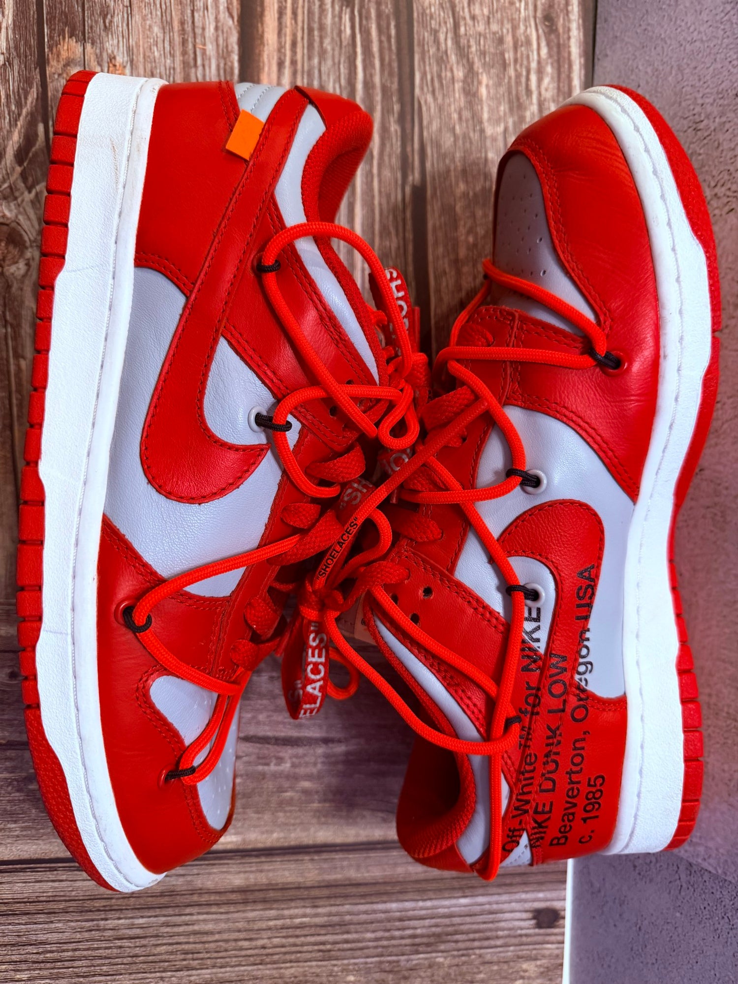 Nike Dunk Low Off-White University Red