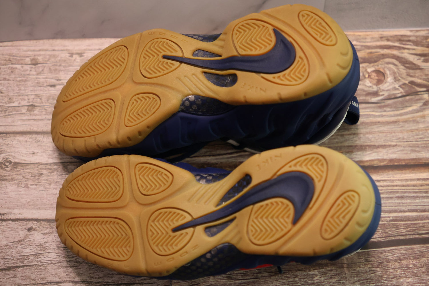 Nike Air Foamposite Pro Blue Void University Red