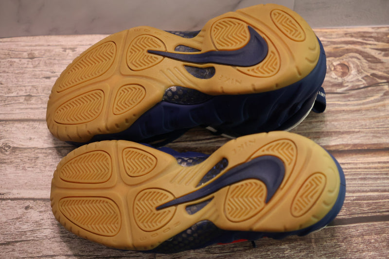 Nike Air Foamposite Pro Blue Void University Red