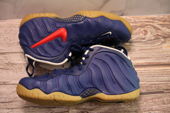 Nike Air Foamposite Pro Blue Void University Red